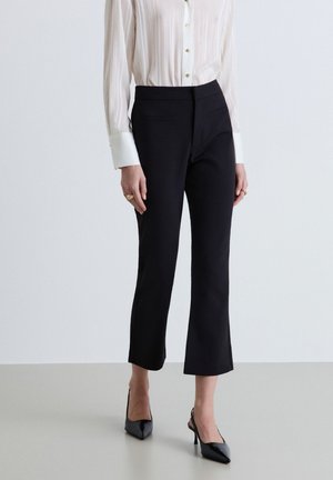 Calliope, PANTALONE LUNGO TINTA UNITA - Pantaloni - ultrablack
