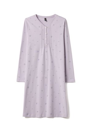OVS, NIGHTDRESS SERAFINO COLLAR FLORAL PATTERN - Camisón - light purple