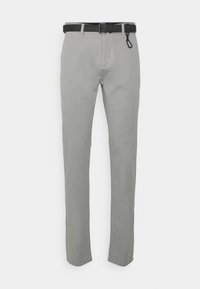 Não selecionado, grey geometric dobby