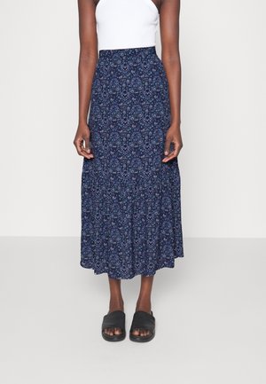 IKKS Falda larga - dark blue