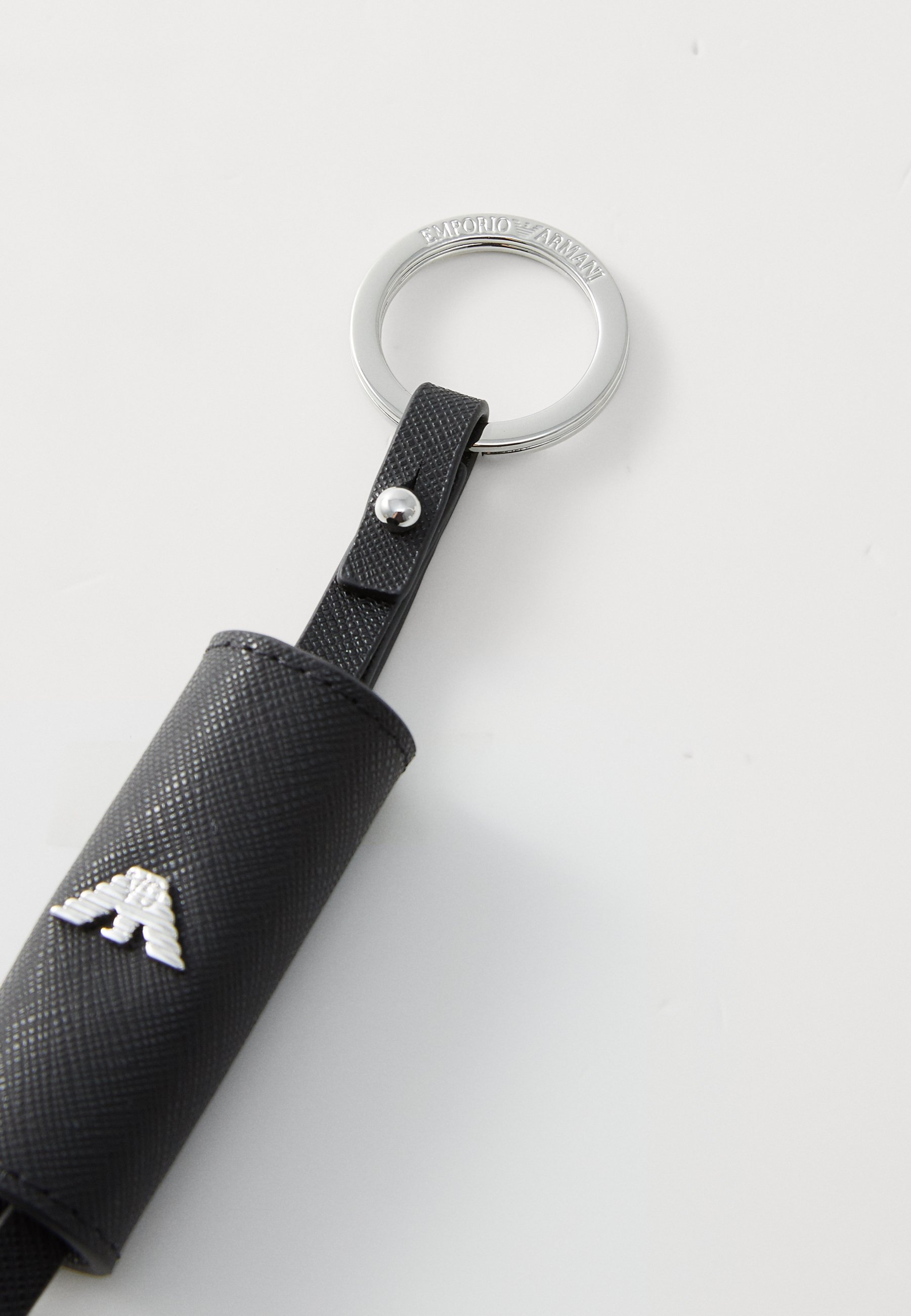 Emporio Armani KEYRING - Keyring - black beauty/black - Zalando.co.uk