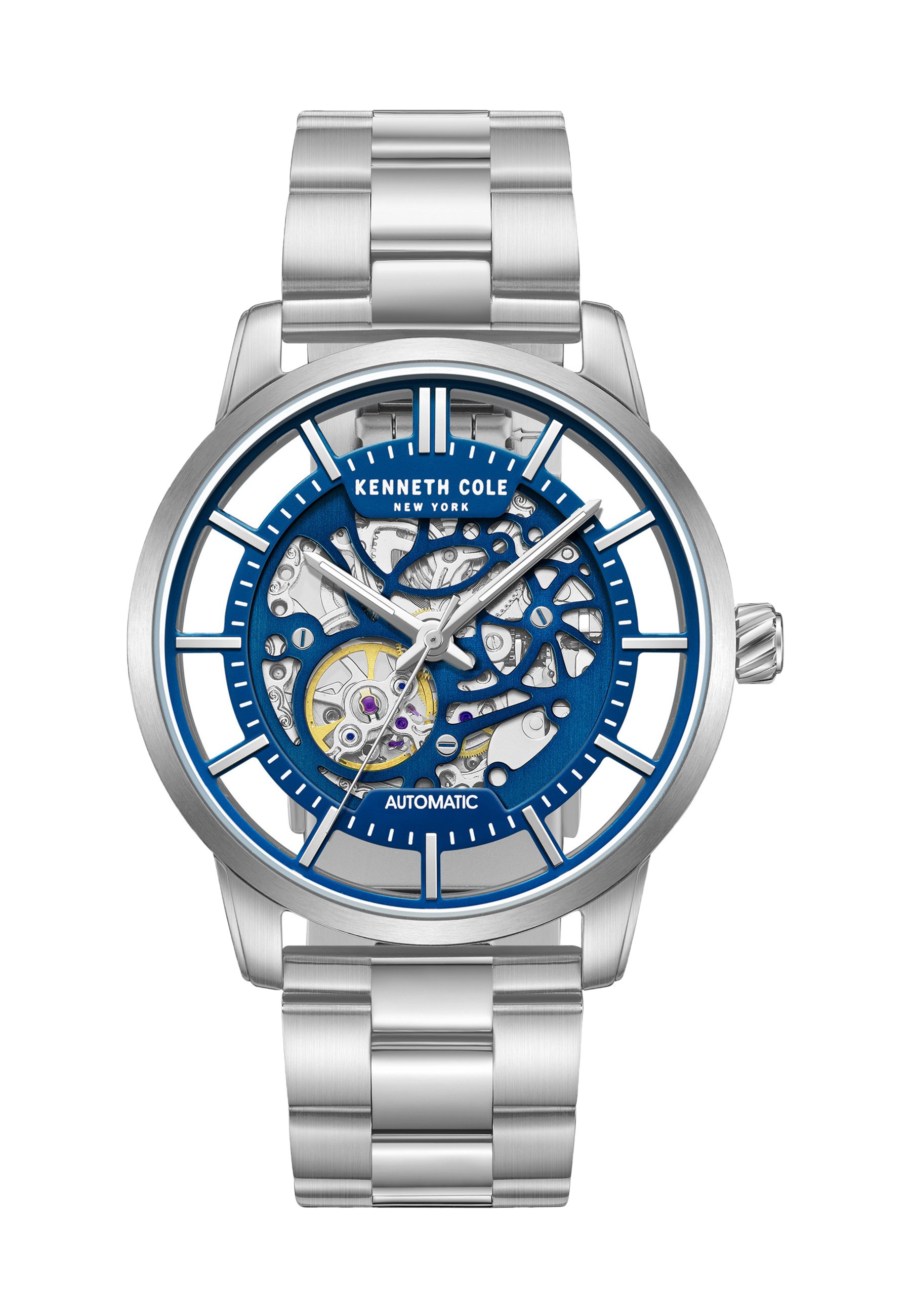 Kenneth Cole AUTOMATIC SKELETON Uhr blue/blau Zalando