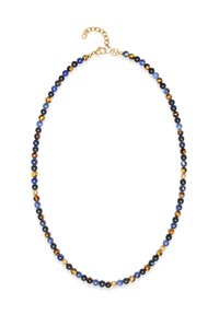 Nialaya Halskæder - brown   blue   gold