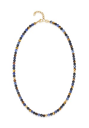 Halskæder - brown   blue   gold