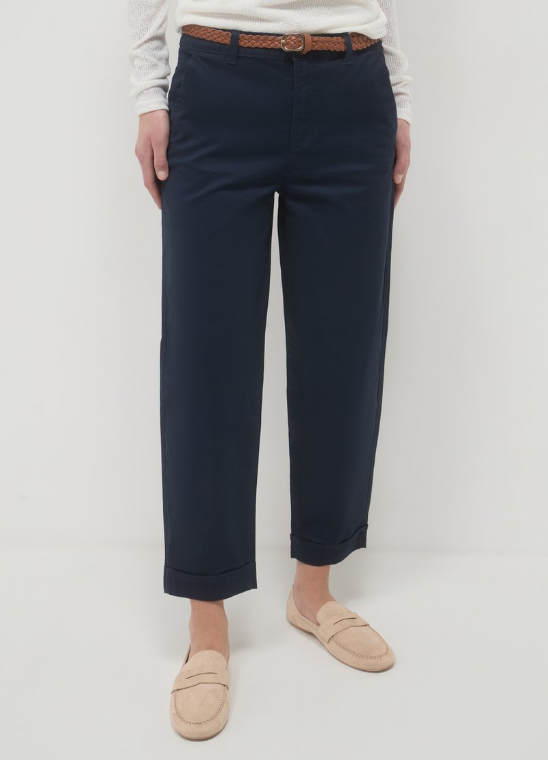 Calliope CON CINTURA - Chino - blu notte