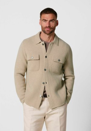 PROFUOMO, PROFUOMO SOLID OVERSHIRT - Summer jacket - beige