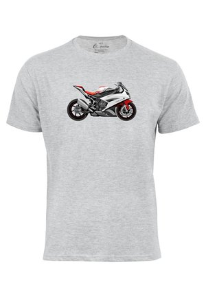 STARK SOUL MOTORBIKE - Print T-shirt - grau