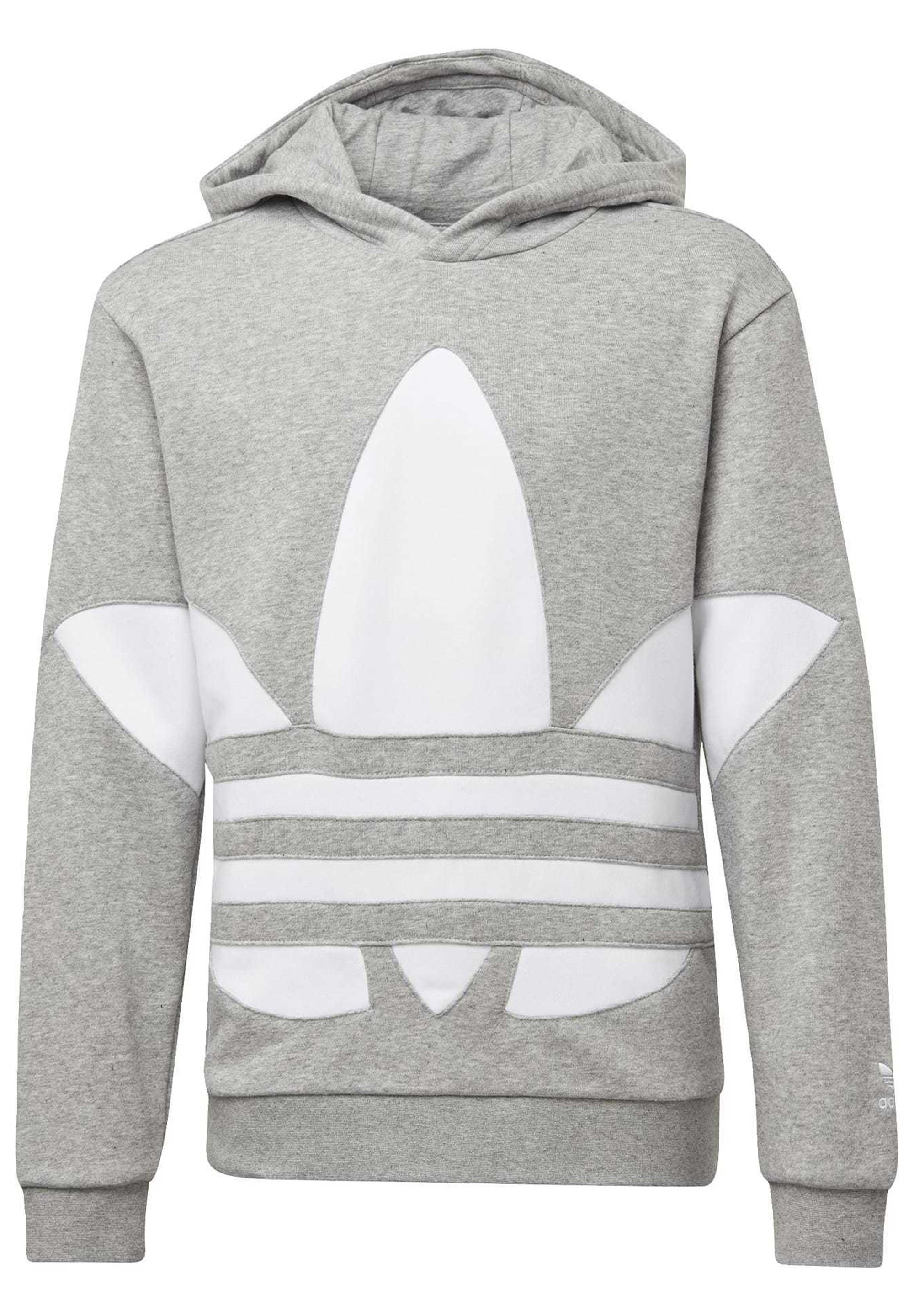 adidas Originals BIG TREFOIL HOODIE Hoodie grey Zalando.nl adidas Originals BIG TREFOIL HOODIE Hoodie grey Zalando.nl