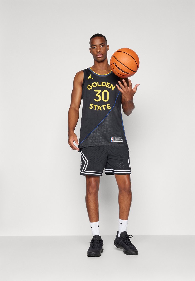 basketball jersey warriors negra