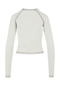 Urban Classics CONTRAST  - Μπλούζα με μακριά μανίκια - offwhite