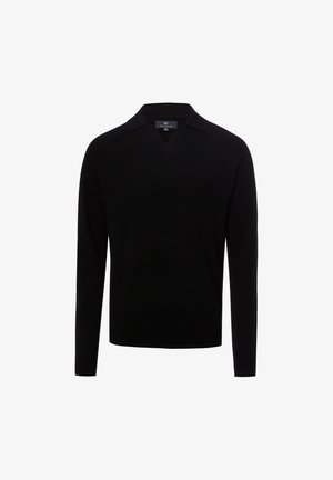 Nils Sundström, NILS SUNDSTRÖM PULLOVER - Polo - schwarz
