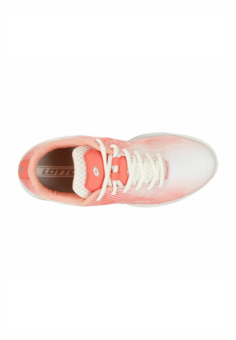 Lotto Multicourt Tennisschuh all white shell pink peach bud/weiß