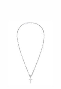 Sudraba kaklarota ar smalku, savienotu ķēdīti un vienkāršu krusta piekariņu. Krusts ir ar pulētu virsmu, kas uzlabo tā gludo izskatu.