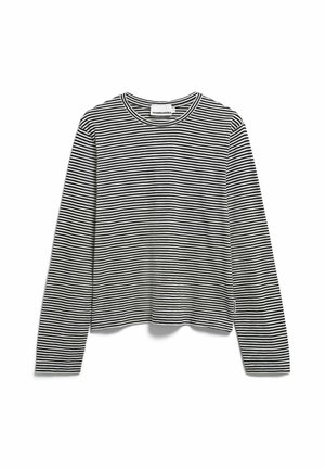 ARMEDANGELS, SLUB - Langarmshirt - black-oatmilk