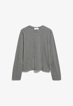 ARMEDANGELS, SLUB - Langarmshirt - black-oatmilk