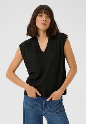 Kaffe KANOVA SLIPOVER - Topp - black deep cc
