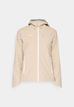 ULTIMATE COMFORT HOODED JACKET WOMEN - Softshelljacka - savannah