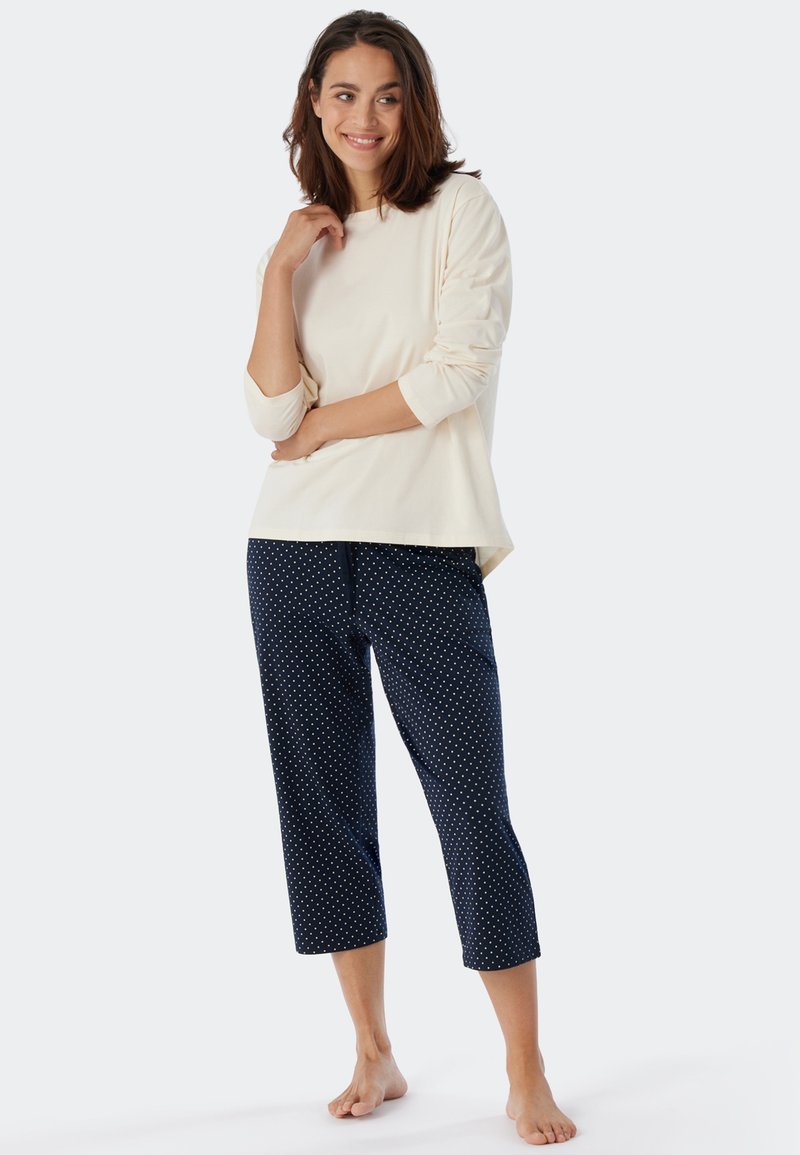 Schiesser Mix + Relax: Felpa Da Notte Donna, Maniche Lunghe, In Cotone - 2
