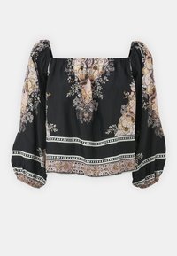 VILA VIKINE SQAURE NECK - Longsleeve - black