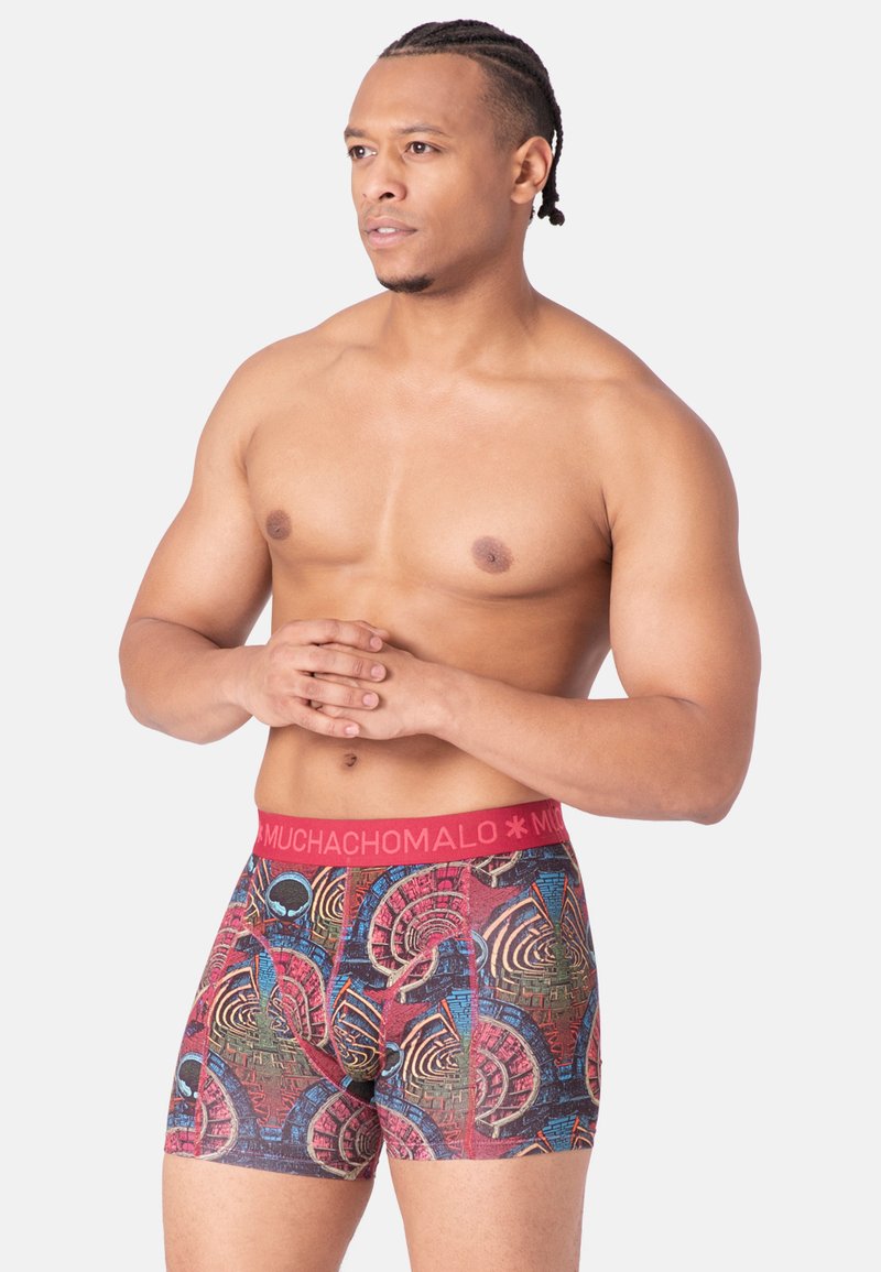 MUCHACHOMALO 3-PACK BOXER MAZE LIFE - Trunks - print print red