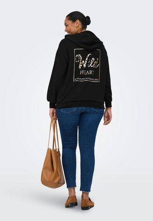 ONLY Carmakoma CARMELANIE - Jersey con capucha - black