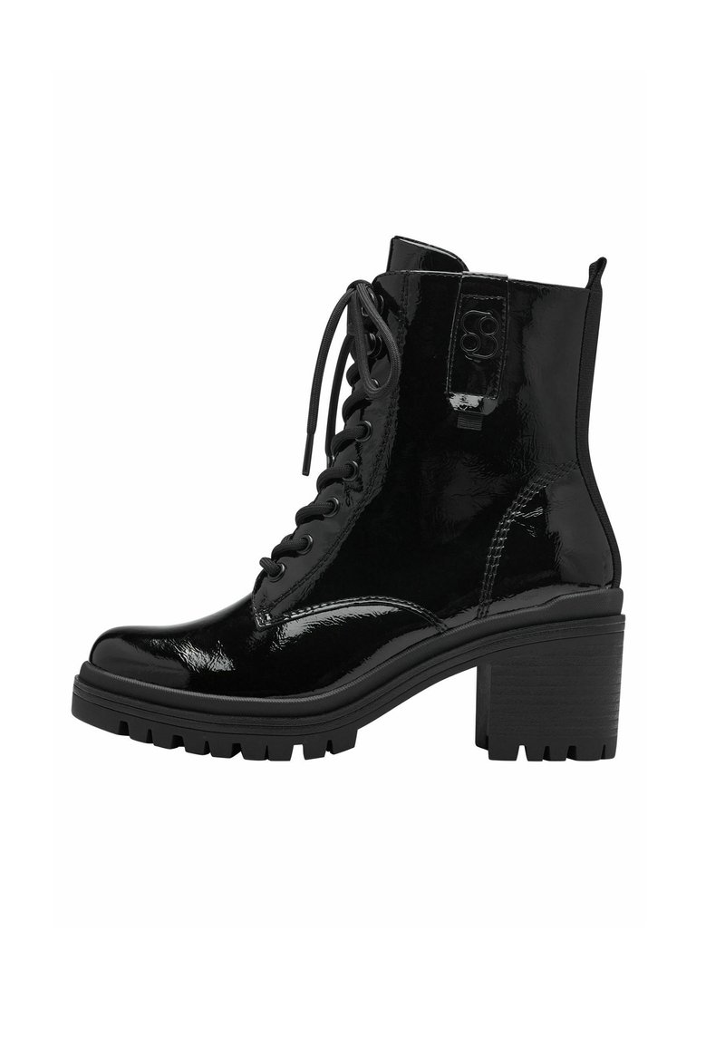 s.Oliver Snowboot/Winterstiefel - black patent