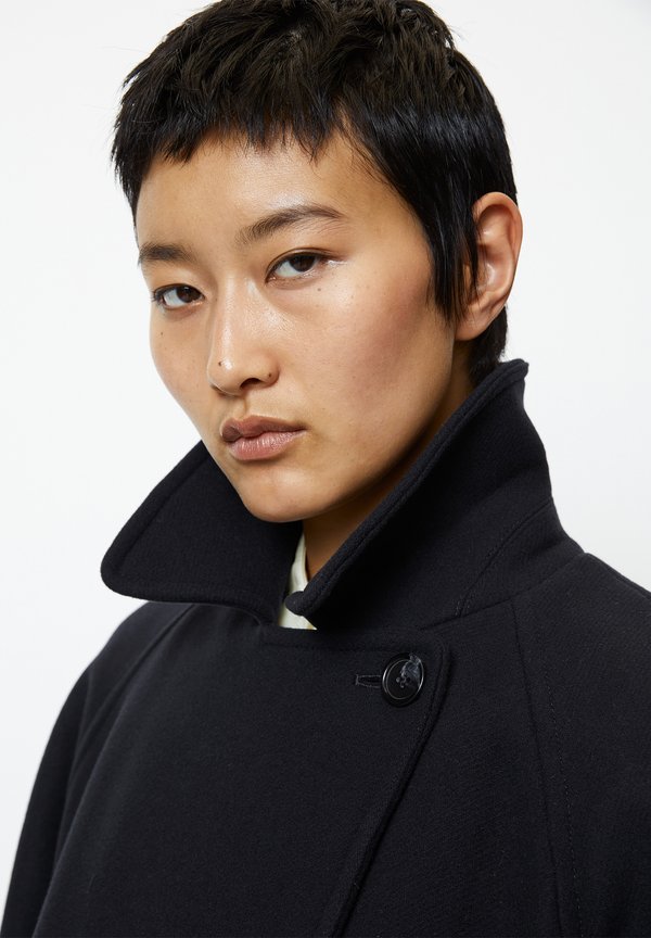 DOUBLE BREASTED LAPEL COLLAR WELT POCKETS - Short coat4