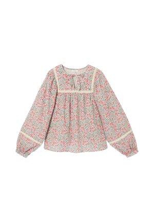 Promod, BLOUSE FLEURIE - Blouse - imprimé vert