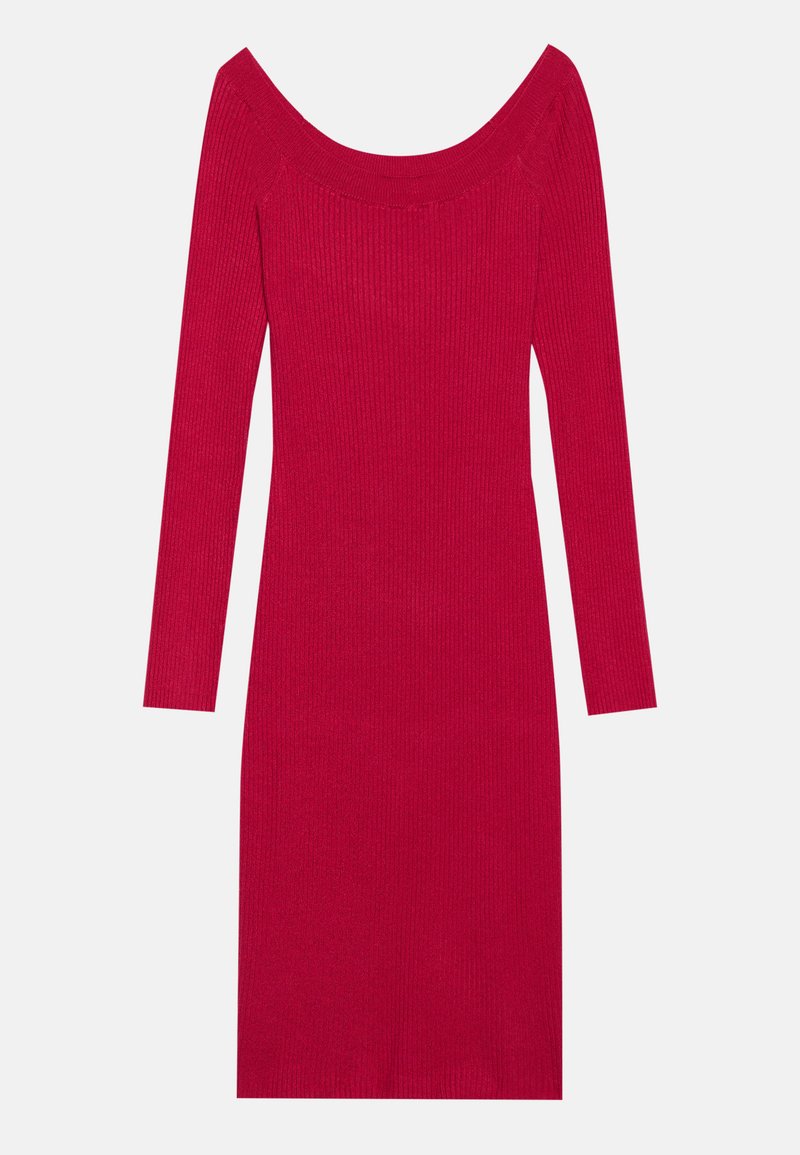 Even&Odd Gebreide jurk (rood)paars