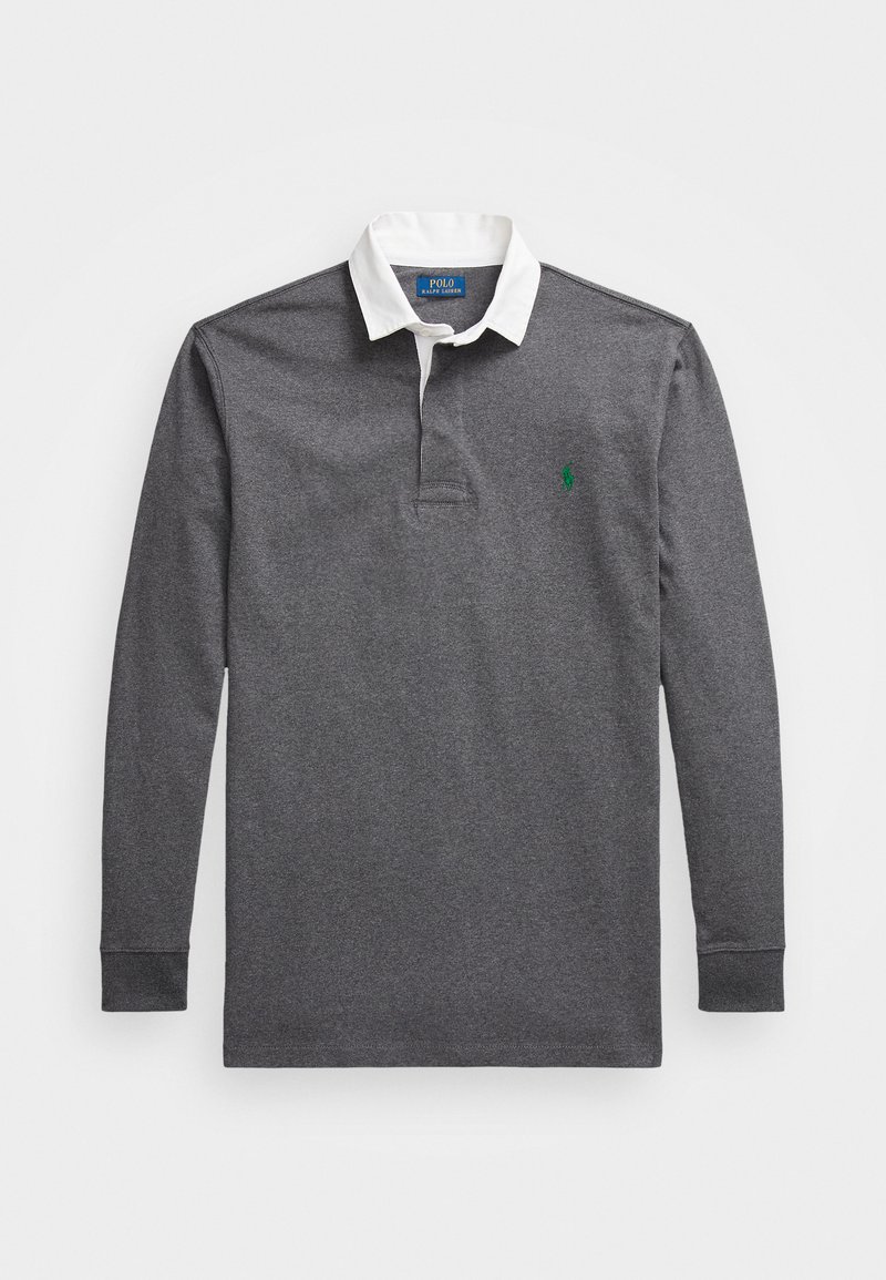 Polo Ralph Lauren Big & Tall THE ICONIC RUGBY SHIRT - Pólóing - barclay heather