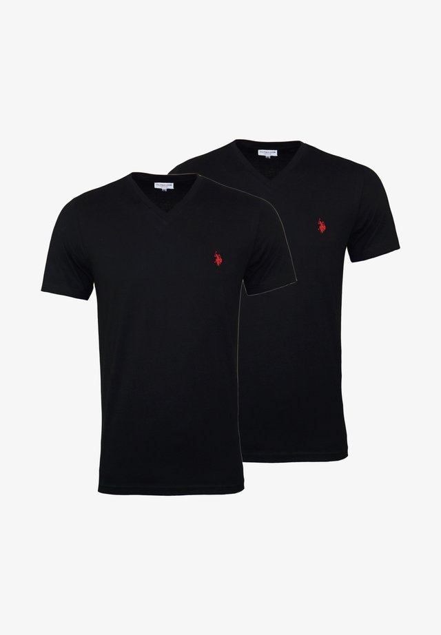 2 PACK - T-shirt basique - schwarz