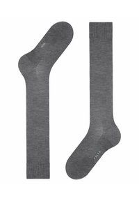 FALKE CLIMAWOOL - Calzettoni - light greymel.