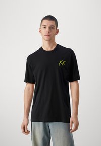 Jack & Jones - JORMINDSET TEE CREW NECK UNISEX - Nyomott mintás póló - black Miniatűr kép 1