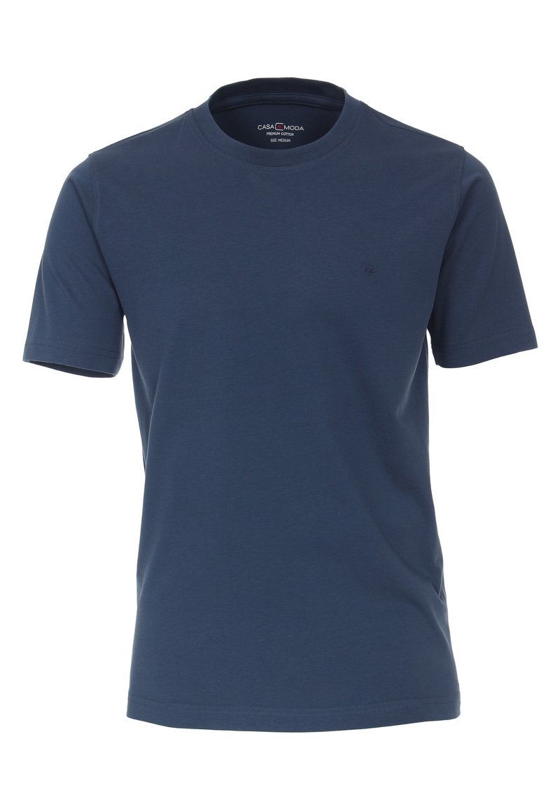CASAMODA T-shirts basic - graues mittelblau