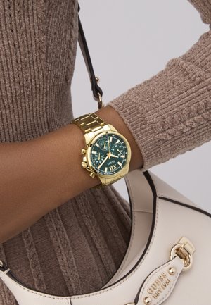 Guess BAILEY - Pulkstenis ar hronogrāfu - gold tone
