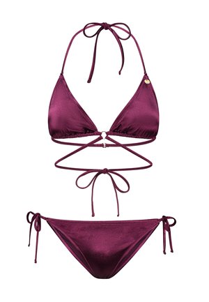 LIZ  TRIANGLE SET STRUCTURE - Bikini - shiny purple