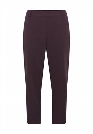 Kaffe SAKURA CROPPED - Bukser - fudge