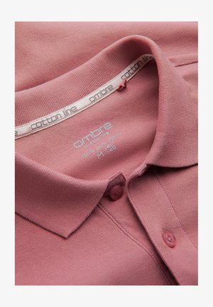 Polokošile v tlumené růžové barvě z bavlny, s klasickým límečkem, dvěma knoflíky a strukturovaným tkaním. štítek nese nápis "ombre bavlněná řada".