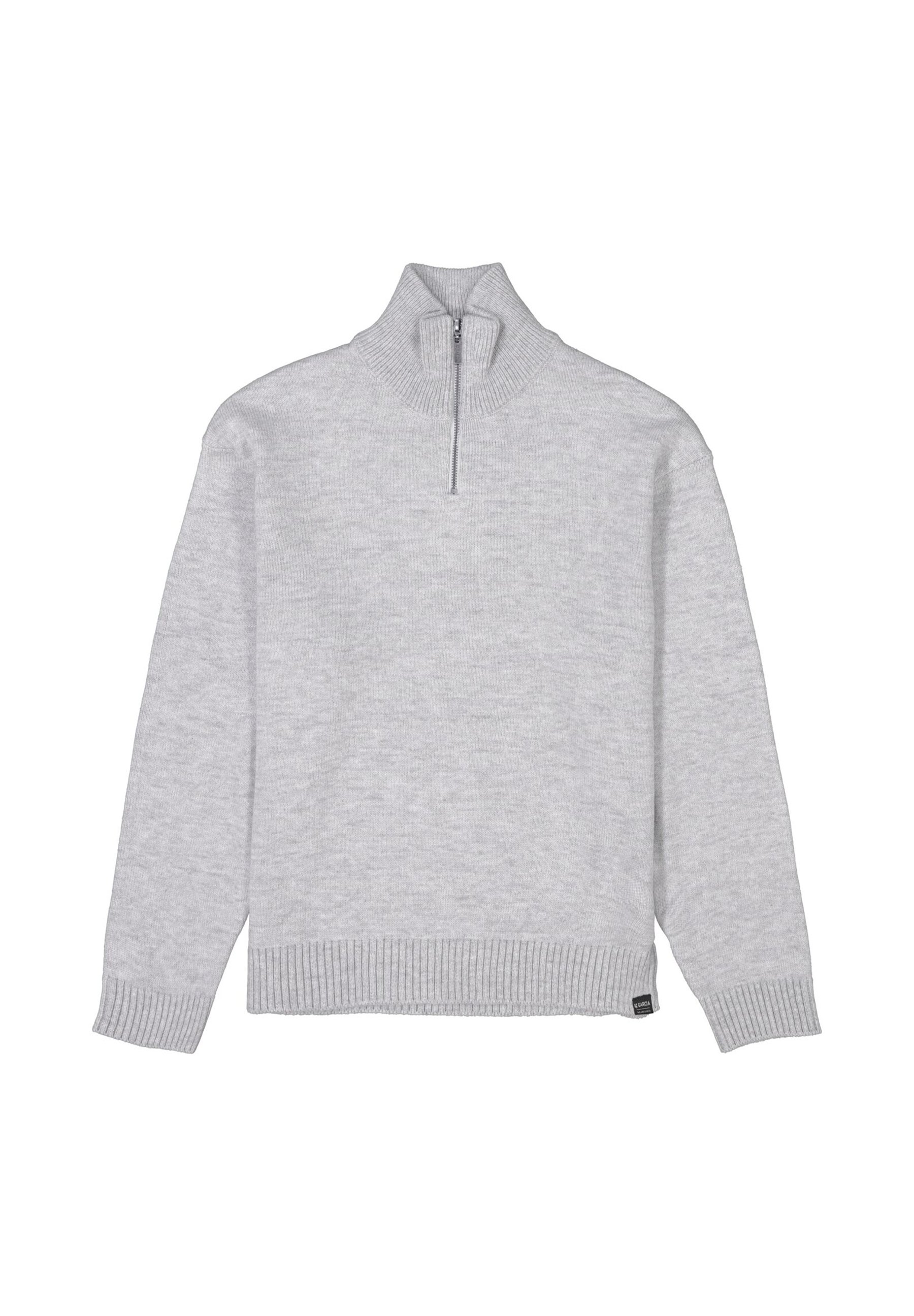 GARCIA Damen Pullover K30040-2542-XS - Italienischer Strickpullover In Denim-Optik, Zeitloses Design