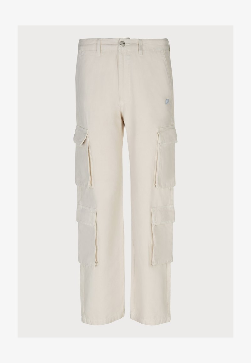 Pegador PRETO WIDE - Παντελόνι cargo - dyed salty cream