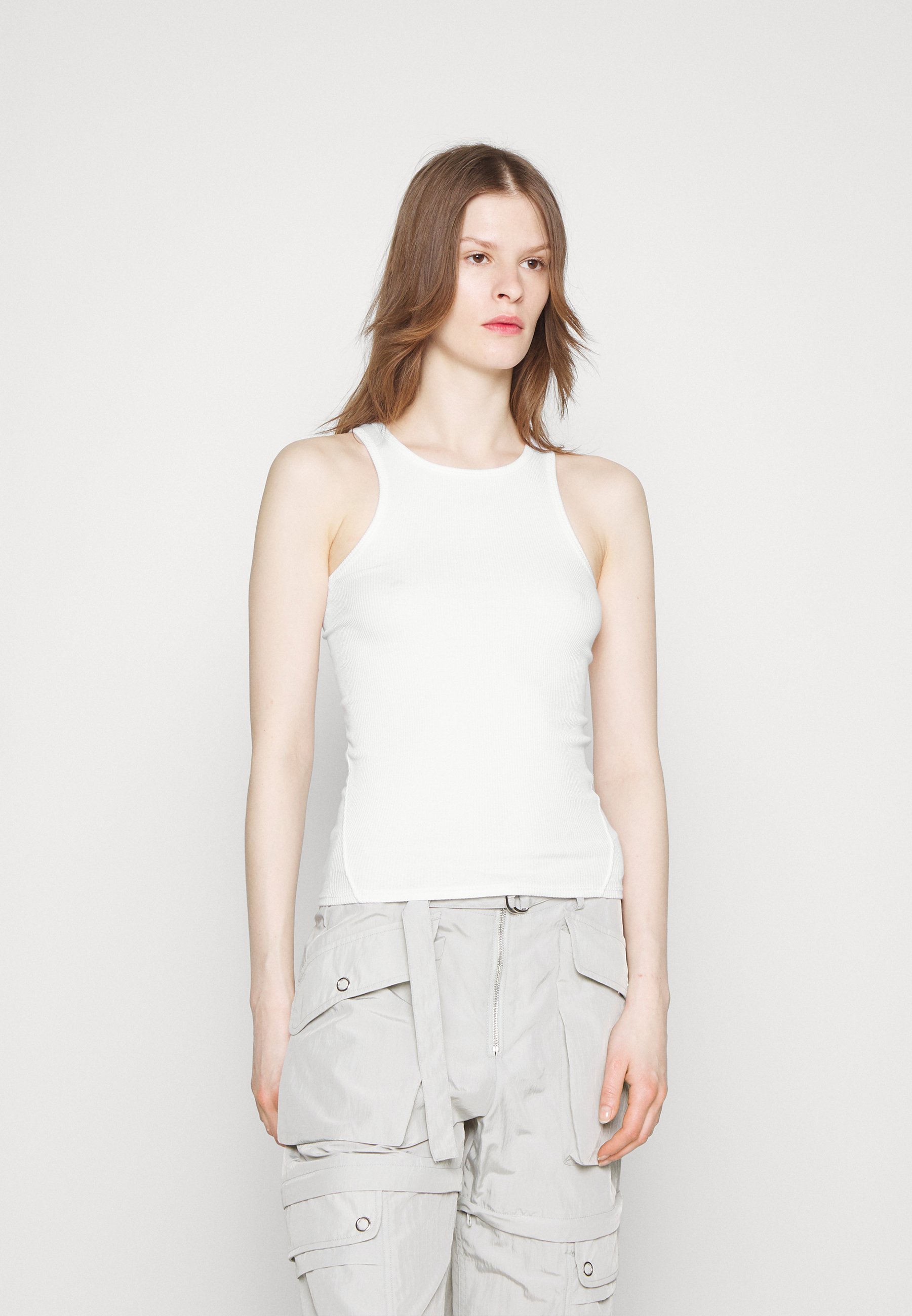 rag & bone THE ESSENTIAL TANK - Top - white/wit - Zalando.nl