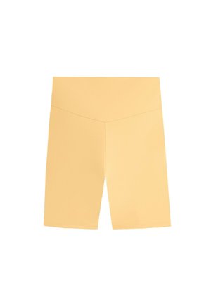 OYSHO, COMFORTLUX HIGH-RISE 20CM BIKER - Korte fietsbroek - dark yellow