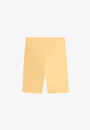 OYSHO, COMFORTLUX HIGH-RISE 20CM BIKER - Korte fietsbroek - dark yellow