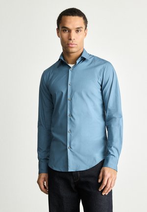 SLIM SHIRT - Marškiniai - teal blue