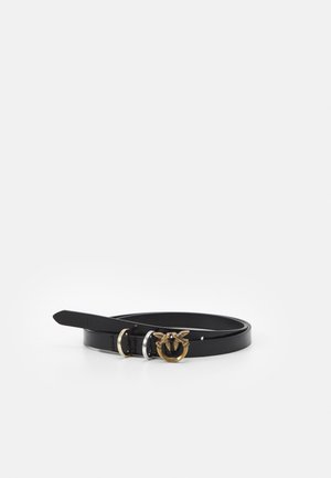 Pinko IGGY BELT - Cinturón - black/antique gold-coloured