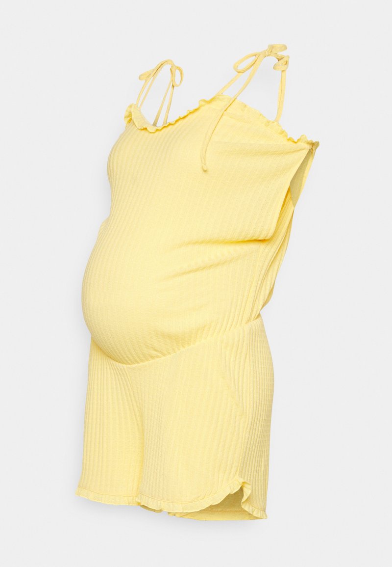 Pieces Maternity Jumpsuit lichtgeel Pieces Maternity Jumpsuit lichtgeel
