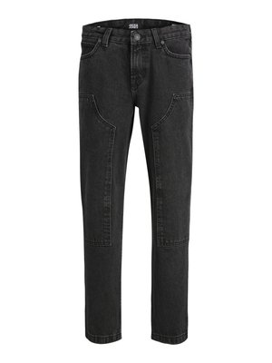 JJICHRIS JJICARPENTER - Džínsy voľného strihu - black denim