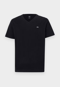 EVERYDAY MICRO LOGO VEE - T-Shirt basic - true black