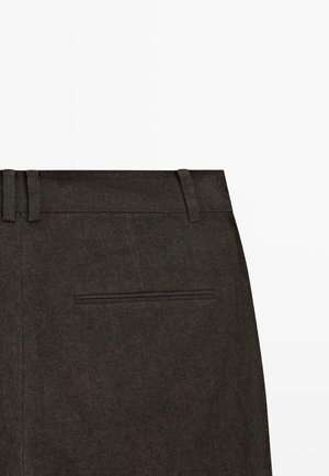 Massimo Dutti, Pantalon classique - dark brown