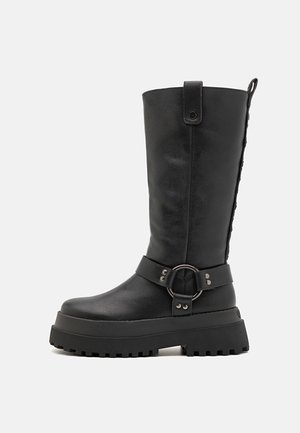 PLUTO HI - Platform boots - black